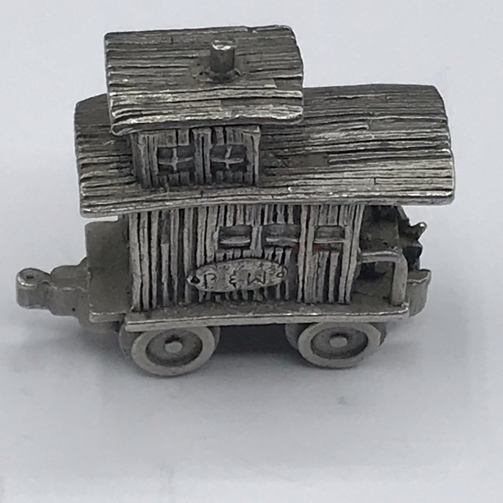 9 PC BOYD’S/PERRY PEWTER MIDNIGHT EXPRESS TRAINSET